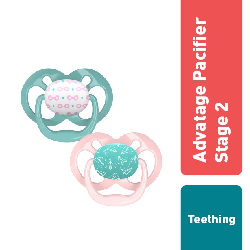 Dr. Brown`s Advantage Pacifier Stage 2 Assorted PA22000-INTLX - Empeng Bayi