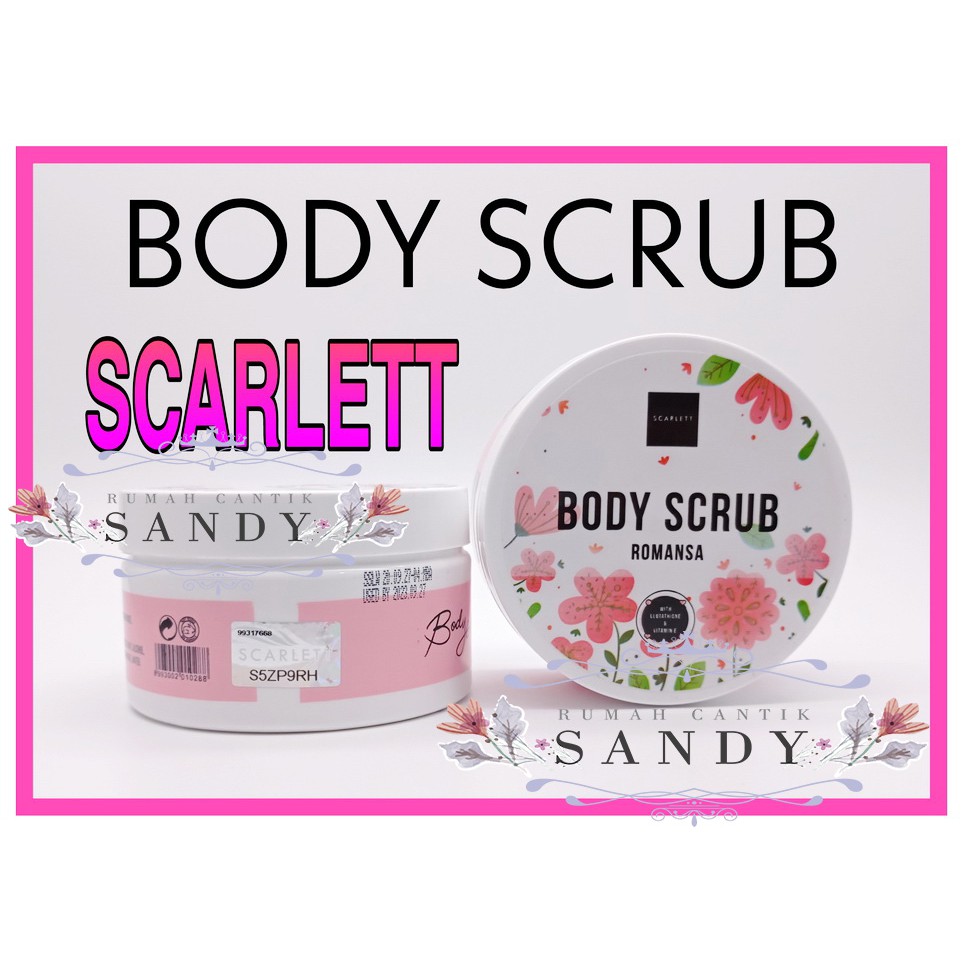 Scarlet Scarlett ~ ROMANSA WHITENING BODY SCRUB ~ Memutihkan Kulit
