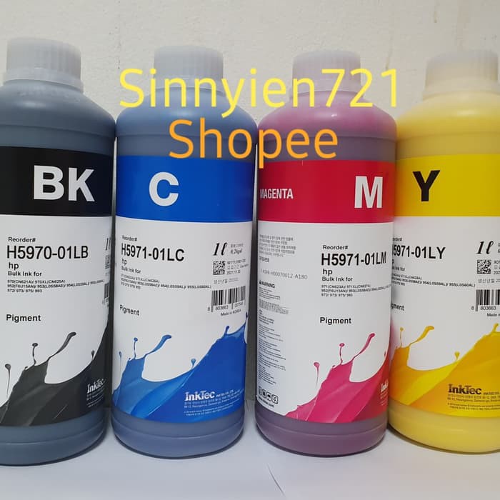 Tinta Pigment Hp 1kg Pagewide 452dw &amp; 477dw Asli Korea