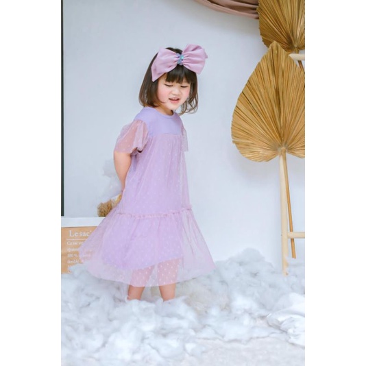 DRESS QUEEN DRESS ANAK PESTA DRESS TUTU ANAK SMILEE 1-5 TAHUN