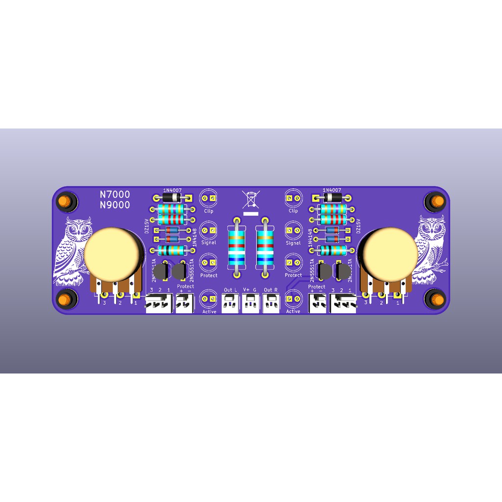 PCB Panel Depan BOX N7000 N9000 Dauble layer