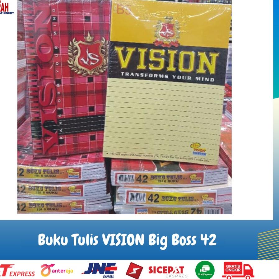 

Best - Buku Tulis VISION Big Boss 42 PAK ,,