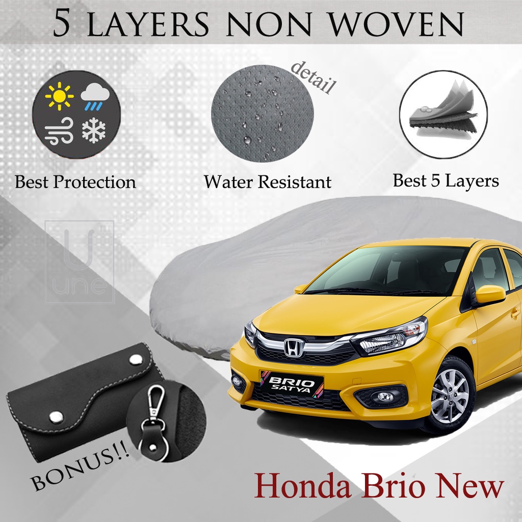 Cover Sarung Mobil BRIO NEW 5 Layer Protection