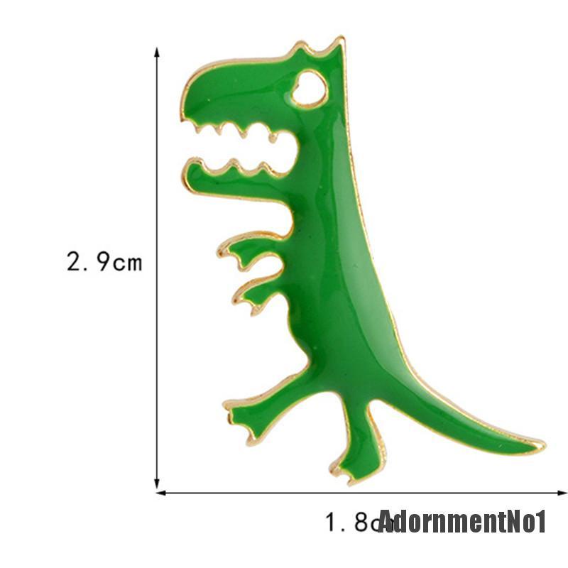 (Adornmentno1) Bros / Pin Desain Dinosaurus Enamel Untuk Aksesoris Pakaian