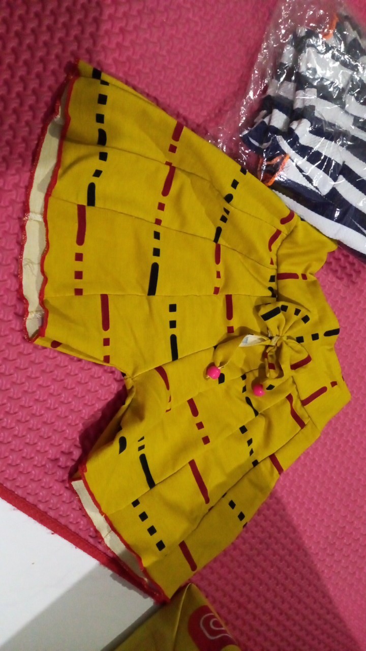 Rok Celana Motif Uk 1-2 Tahun / Rok Celana Bawahan Anak Perempuan Murah Motif Batik Abstrak Salur