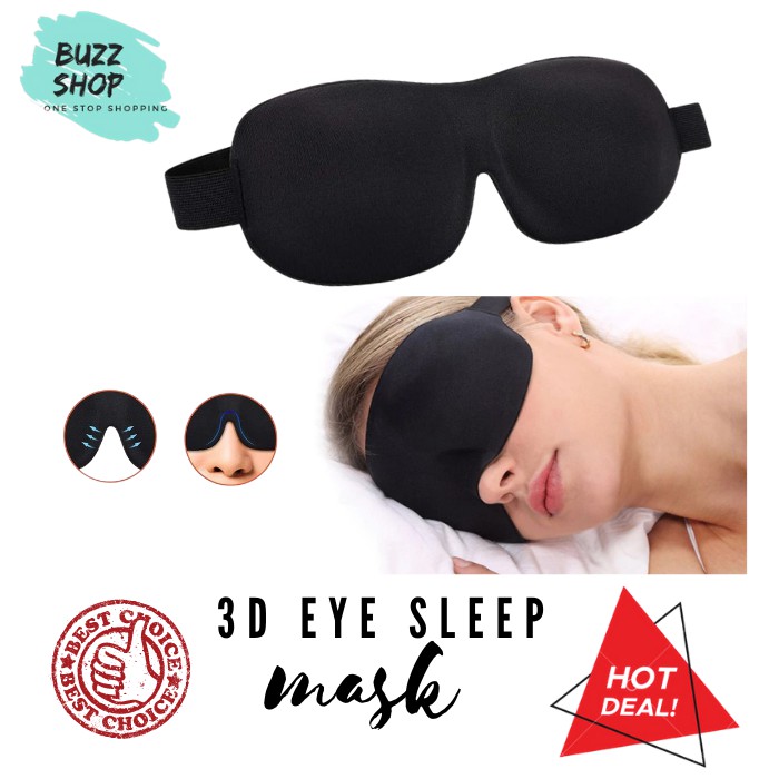 Penutup Mata Tidur Lelap Anti Insomia / Masker Tidur / Eye Mask Kode