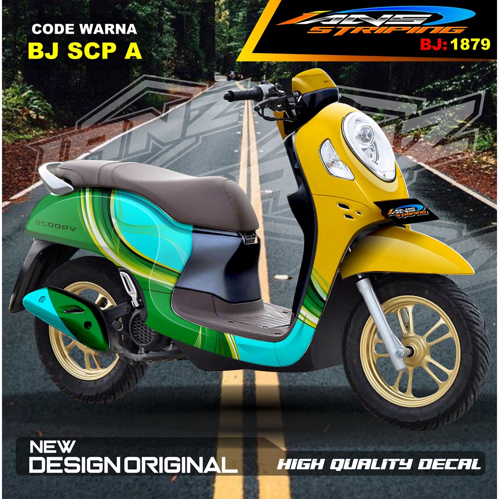 VARIASI STIKER FULL BODY SCOOPY / STICKER ALL NEW SCOOPY / STIKER FULL BODY SCOOPY TERMURAH / STIKER MOTOR SCOOPY / STIKER MOTOR