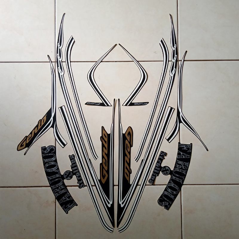 stiker striping motor Honda Genio 2020 Fabulous