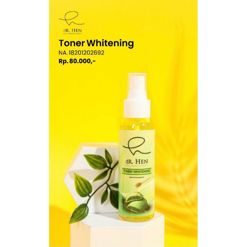 Toner Whitening dR. Hen skincare