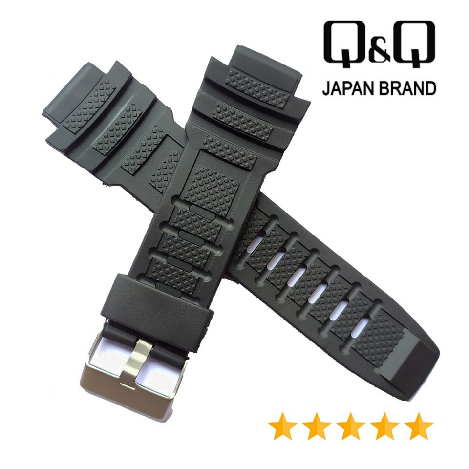 Strap QQ QnQ Q&amp;Q M-119 QnQ M 119 Tali Jam Tangan Q&amp;Q M119 Black.