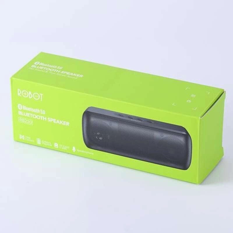 Robot RB220 Speaker Bluetooth 5.0 Powerful Sound Portable True Wireless  Garansi 1tahun Original