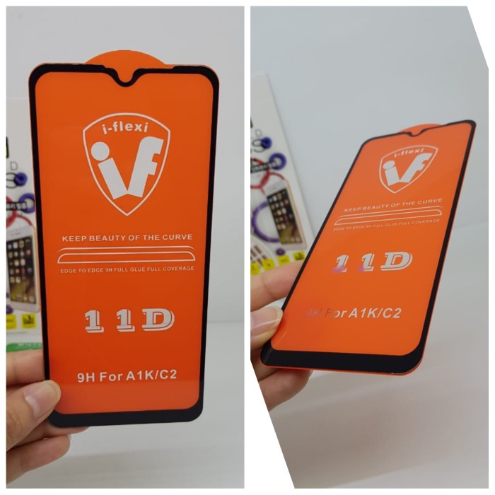 Tempered Glass KOREAN Realme C2 RMX1941 TG 5D FULL SCREEN FULL GLUE Screen Guard HP
