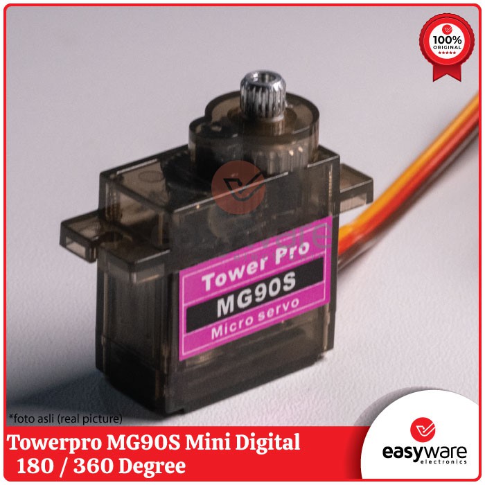 MG90s Micro Servo MG90 Metal Gear High Speed 180 360 degrees