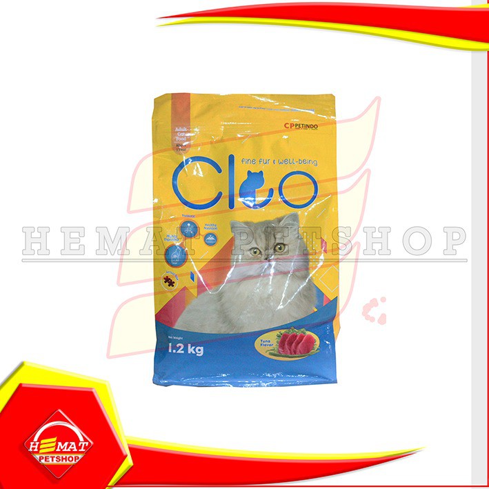 Makanan Kucing dewasa CLEO Tuna 1.2 kg