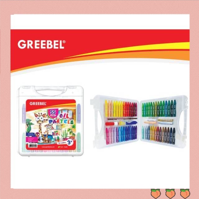 

Crayon Greebel oil pastels 55 warna
