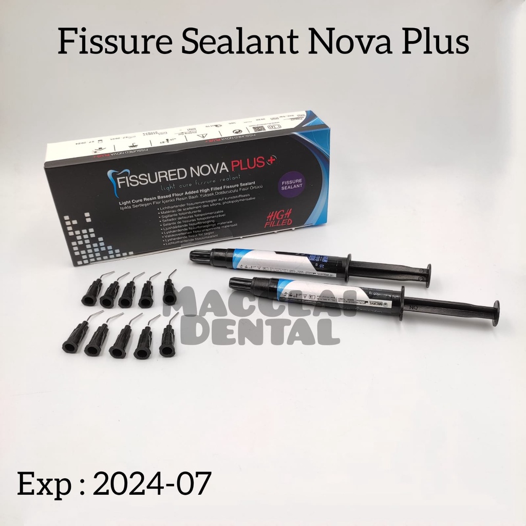 DENTAL PIT AND FISSURE SEALANT FISSURED NOVA PLUS IMYCRYL AKL