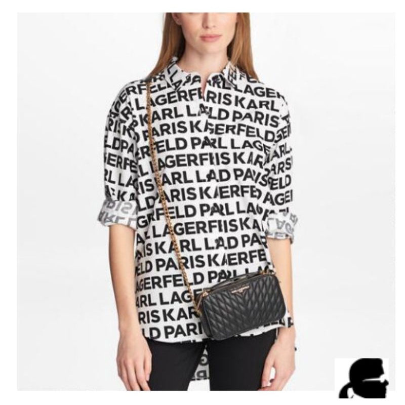 Karl Lagerfeld all over logo Karl