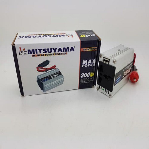 Power Inverter DC to AC 300 Watt Merek Mitsuyama With 5v Usb