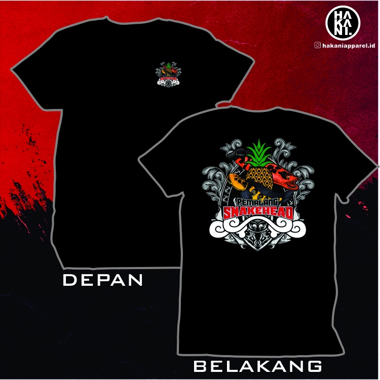 KAOS PEMALANG SNAKEHEAD