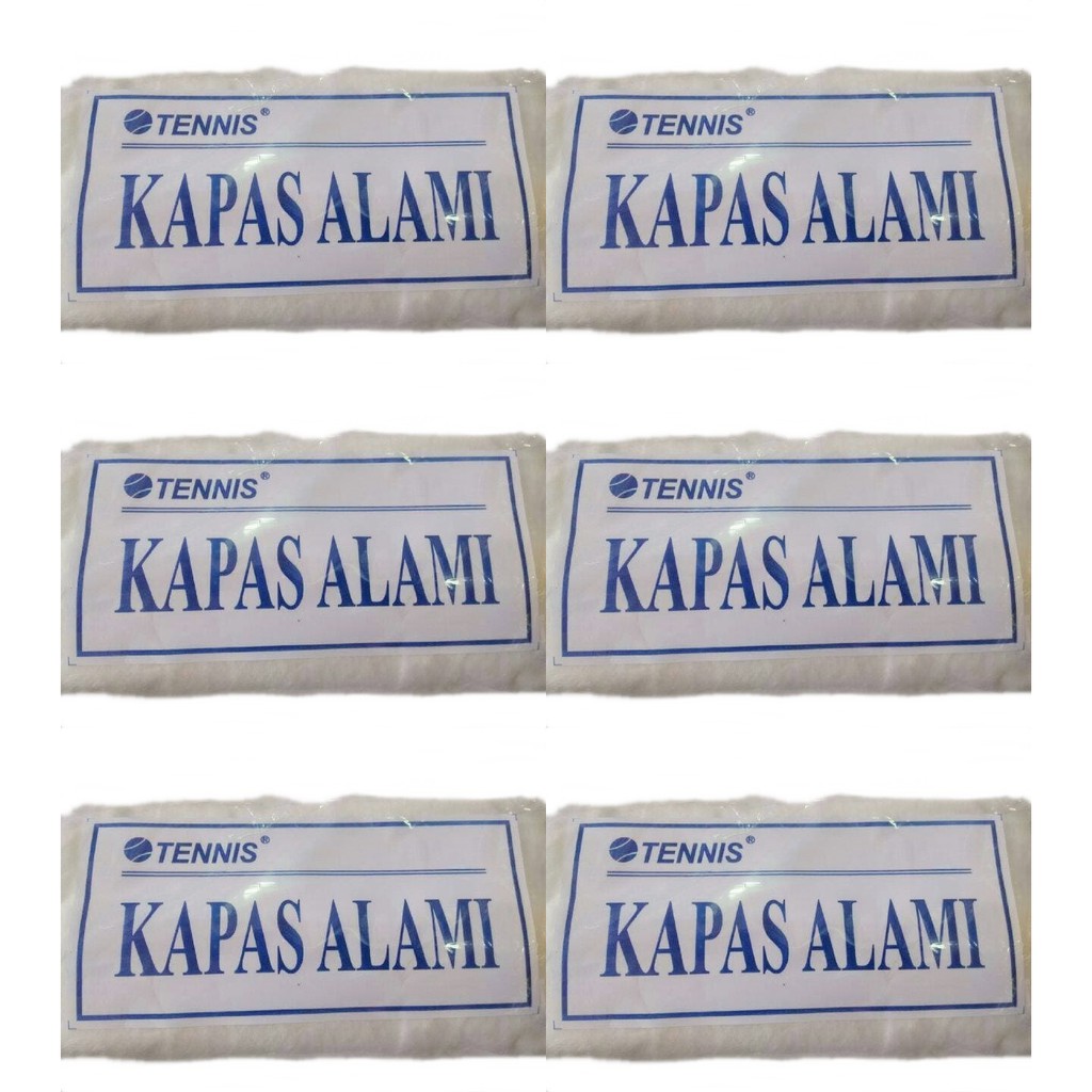 [ISI 6 PCS] Paket Kapas Alami Zernii / Kapas Filter Air Zernii / Kapas Filter Zernii