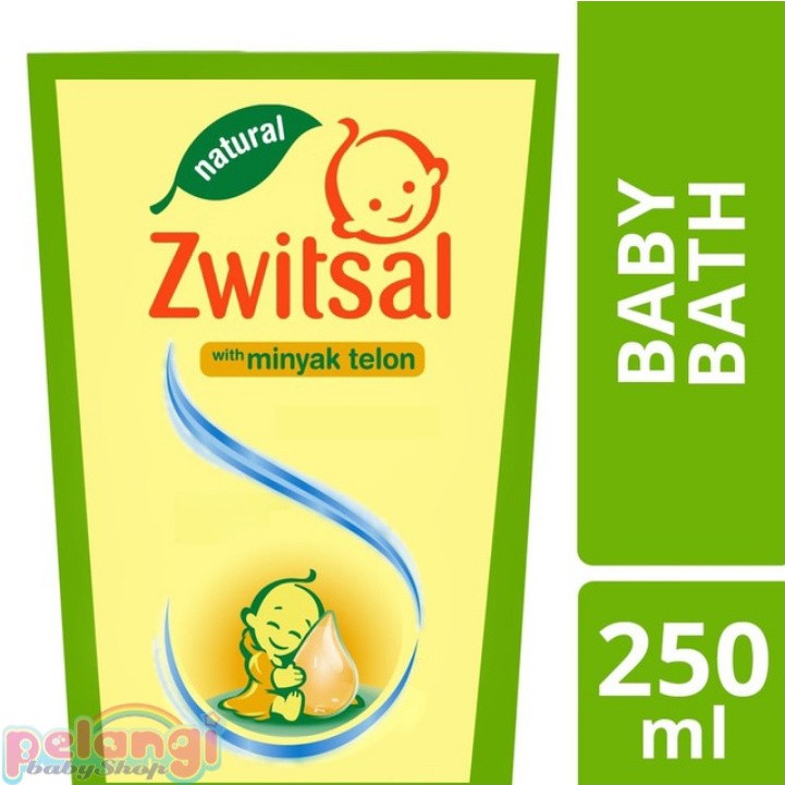 Zwitsal Natural Baby Bath With Minyak Telon 250 ml