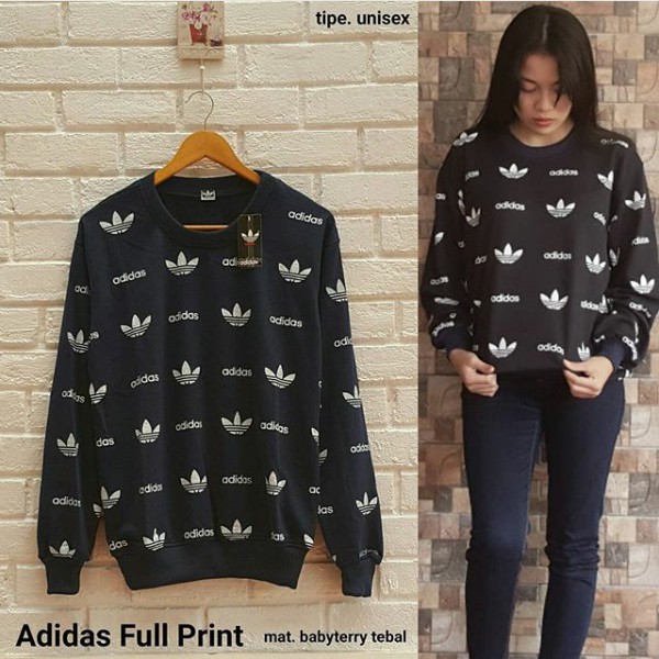 diskon sweater adidas full print Termurah