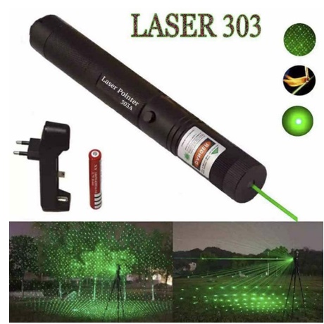 green laser pointer 303 / laser hijau variasi / laser kunci pengaman