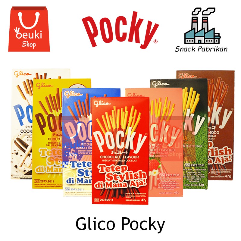 

Glico Pocky Biskuit Stik Aneka Rasa - 47gr