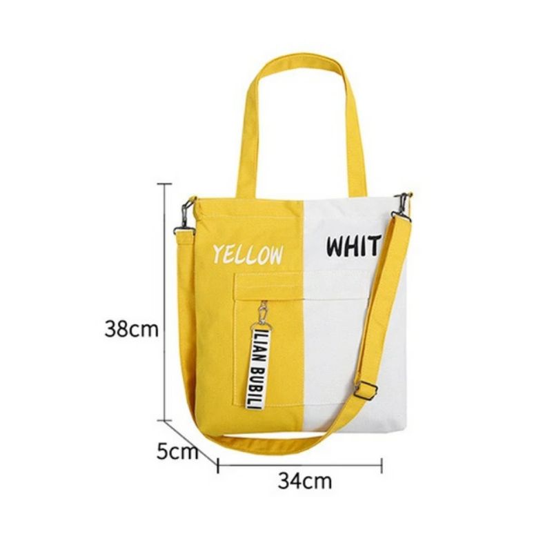 Arifirn Two Tone - Tas Tote Bag Wanita Murah