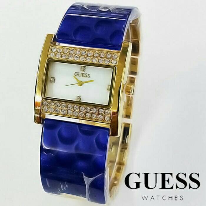 Jam Tangan Wanita Guess Mika Kotak Biru