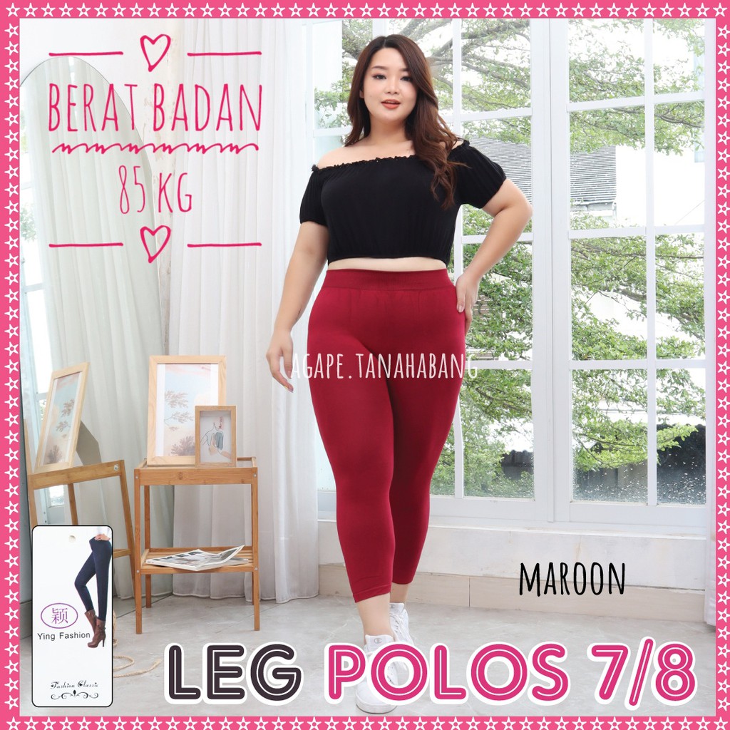 Legging Polos 7/8 / Legging 701 901-2 / Legging Pendek wanita / Legging Polos Pendek / Legging import / ying fashion