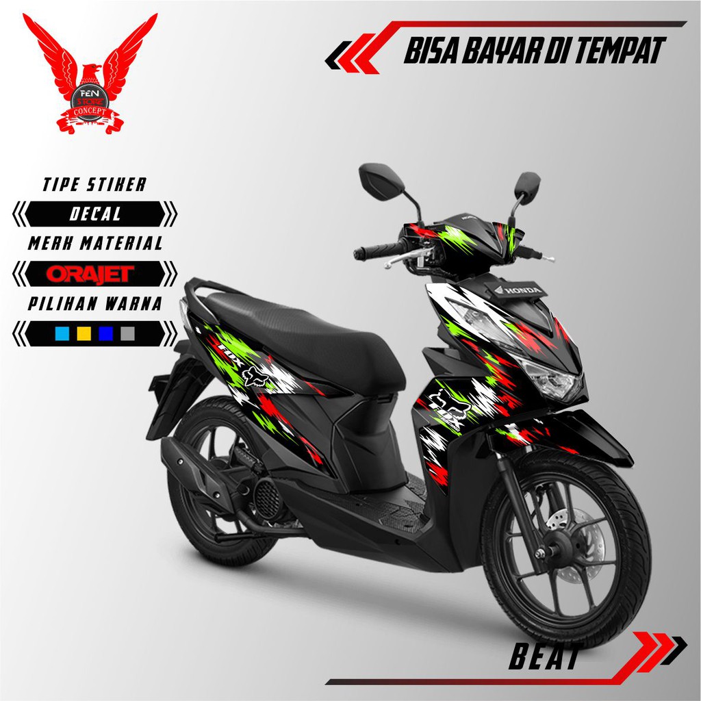 Decal Honda Beat Fullbody Fox 1 Termurah Shopee Indonesia