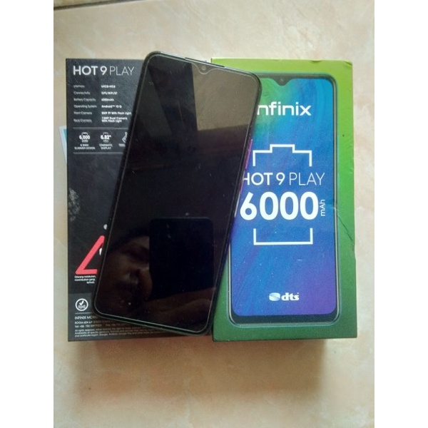 Hp infinix hot 9 play ram 4/64 mati