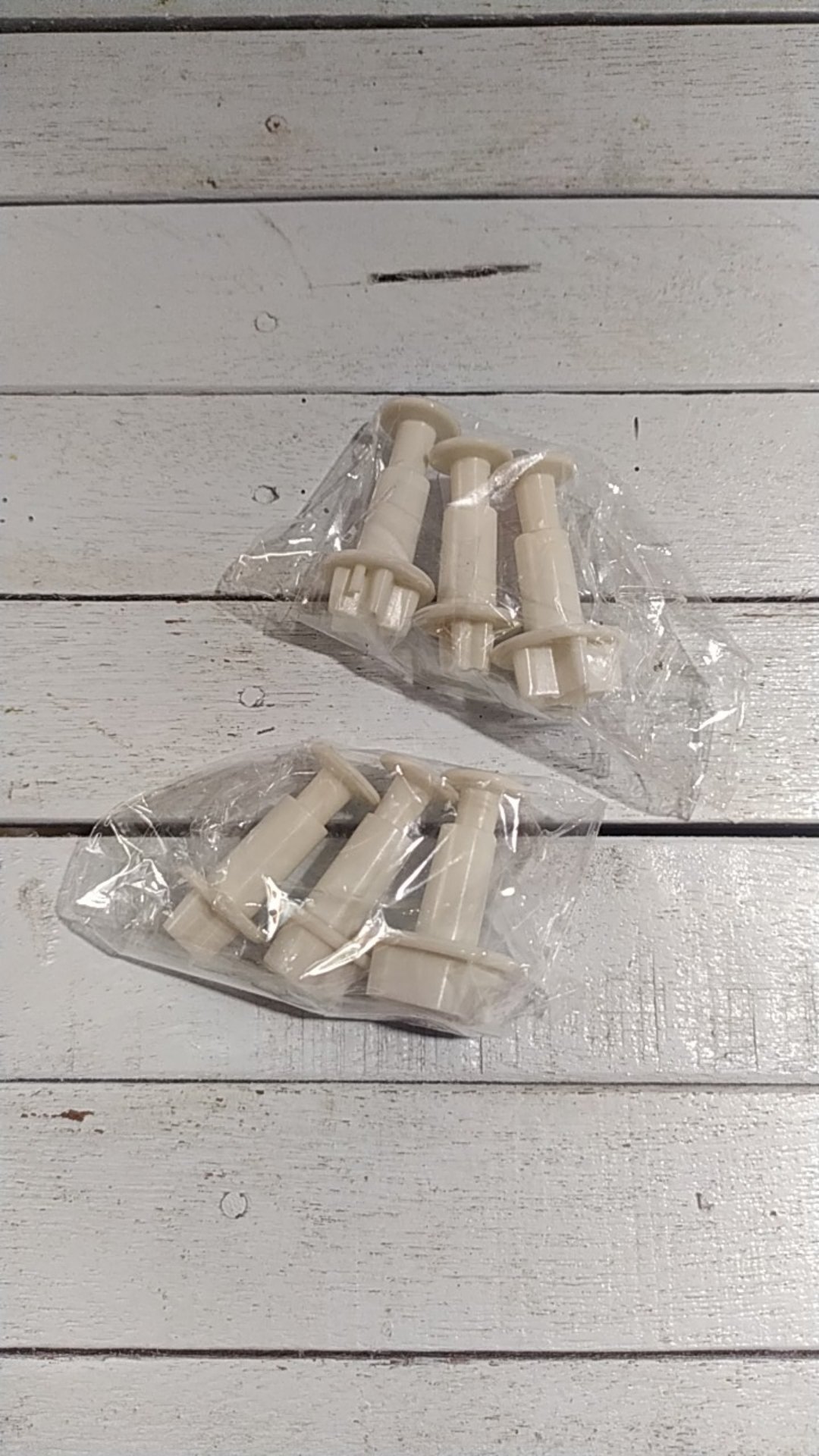 3 / 4pcs Cetakan Plunger Adonan Kue Bentuk Kotak / Hati / Bintang / Oval / Bintang