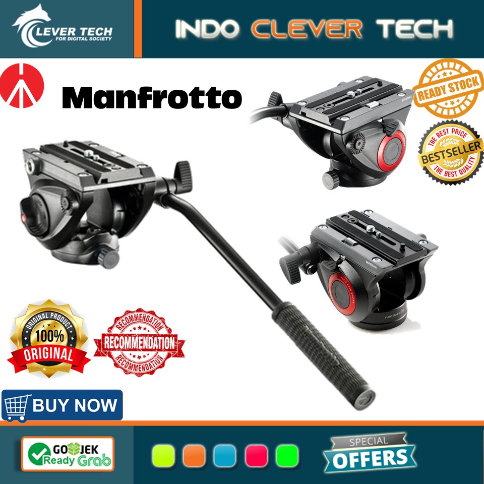 Manfrotto MVH500AH Fluid Video Head Flat Base