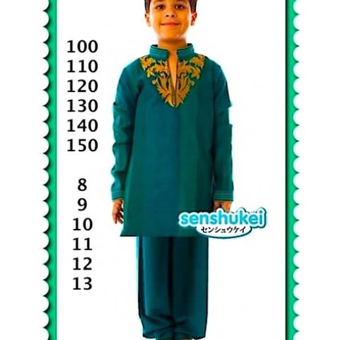 Baju Anak Laki-Laki Impor Reseller/Dropship Koko Hijau Sc-14175 X19 Berkualitas Harga Grosir