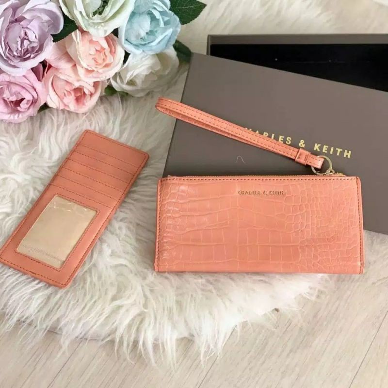 [TANG&amp;YENNY] NEW!!DOMPET CNK LONG WALET/CK WITH CROCO SKIN IMPORT#66904