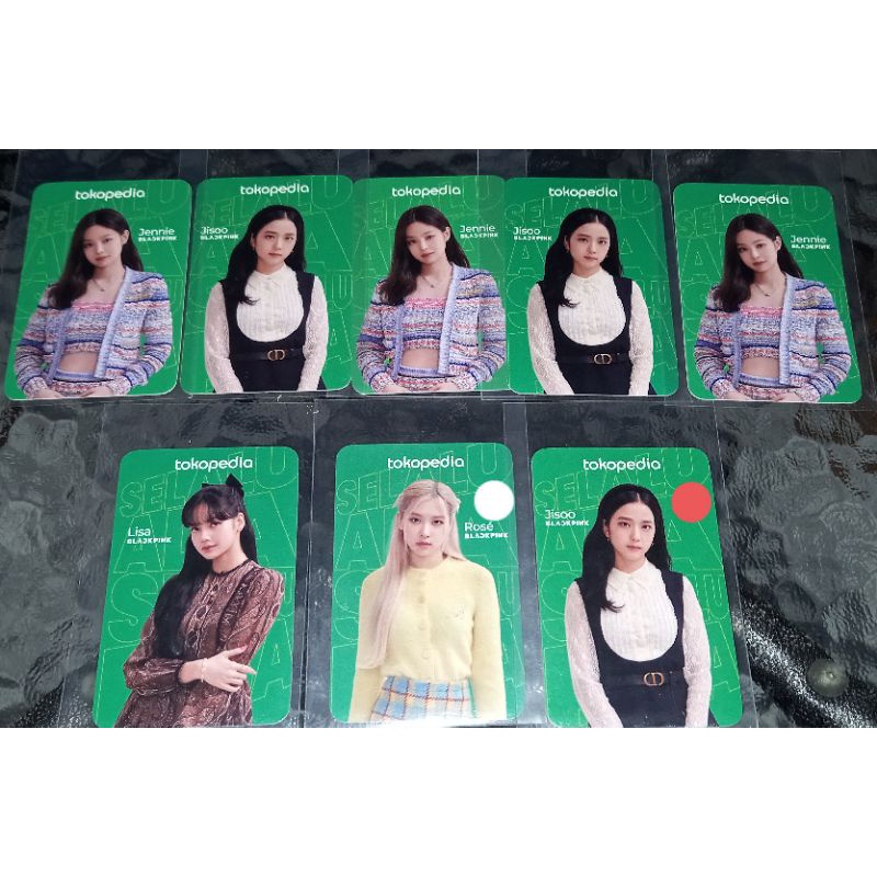 (BOOKED) photocard Pc TOKODIA Blackpink X Toko hijau Event limited edition Indonesia only