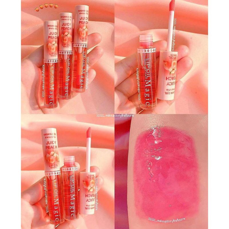 LIP OIL MAGIC HASAYA GIRL JUICY PEACH