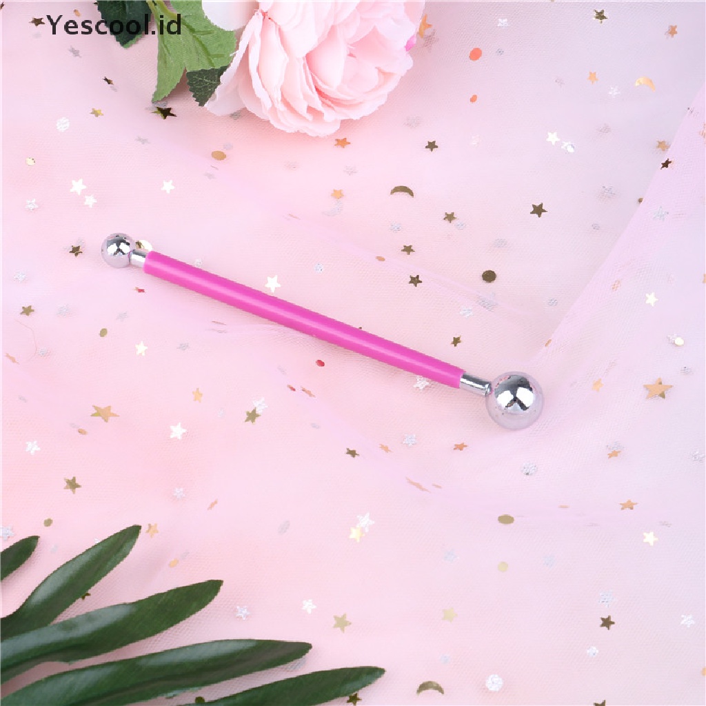 【Yescool】 4 PCS Fondant Cake Decorating Pen Metal Ball Flowers Sugar Craft Modelling Tools .