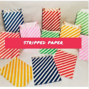 

Paperbag Flat Kantong Kertas stripped / Tempat Bingkisan Natal - Random