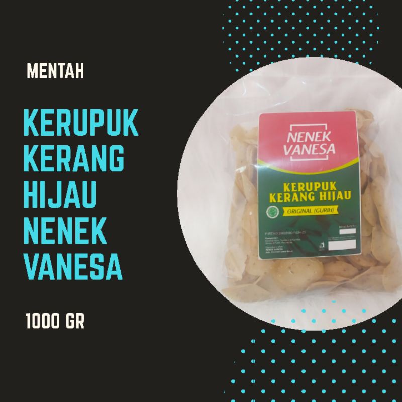 Kerupuk Kerang Hijau Mentah 1000Gr