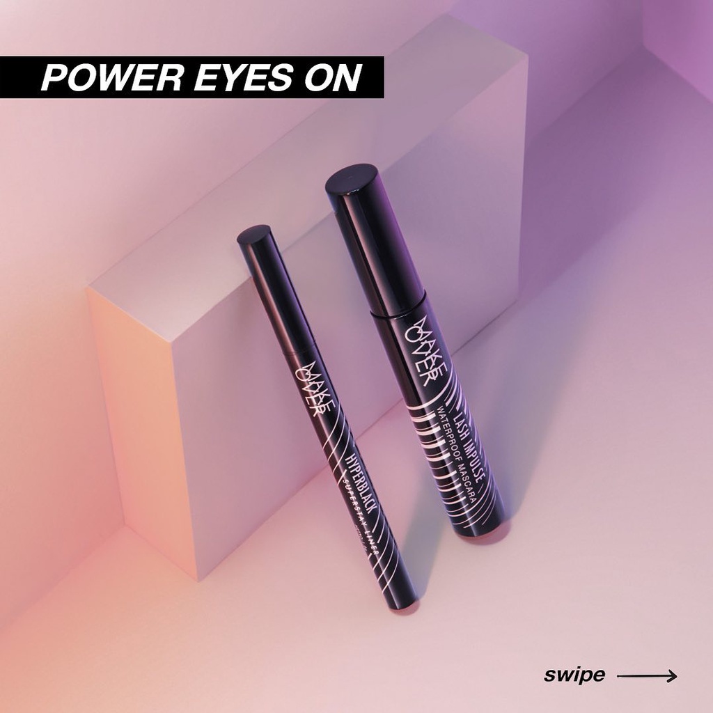 ★ BB ★ MAKE OVER Hyper Black Superstay Liner | Makeover Super Stay Eye Liner - HYPER BLACK