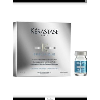 Promoo Lebaran !!! Kerastase Specifique Cure Apaisante Isi 12 U/Kulit Sensitif Ready Stock