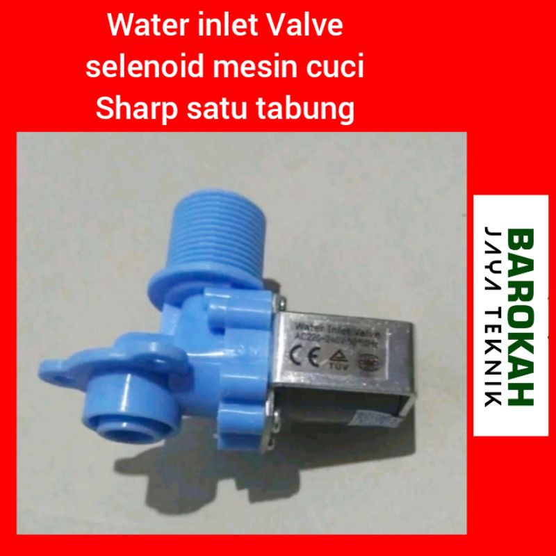 water inlet Valve selenoid mesin cuci Sharp satu tabung