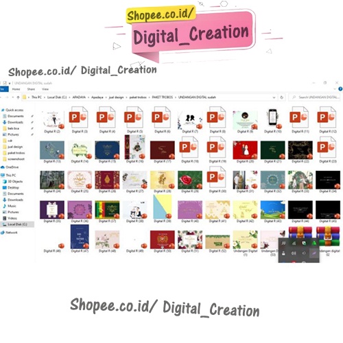 Paket All Template Desain Undangan Video Digital | Undangan Cetak | Tools Percetakan | Kualitas Premium Untuk Semua Event