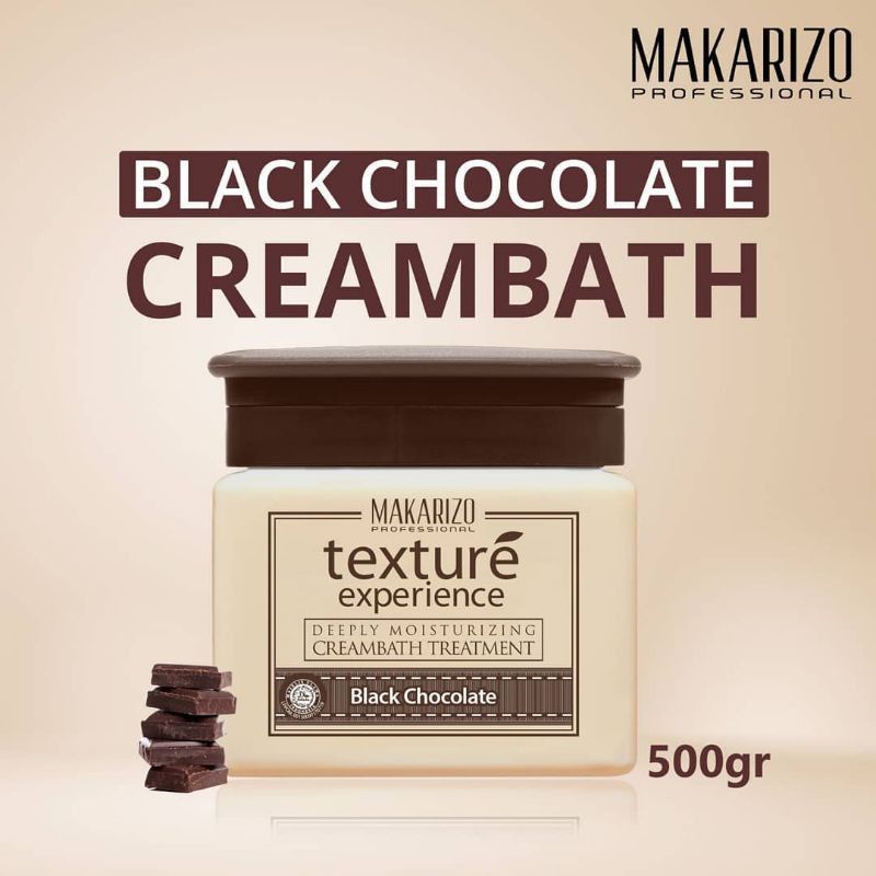 MAKARIZO TEXTURE HAIR MASK BLACK CHOCOLATE