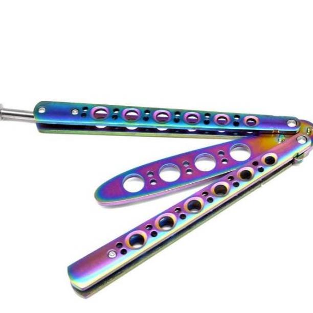 TERLARIS Butterfly Balisong Pisau Lipat Training Balisong Portable Knife