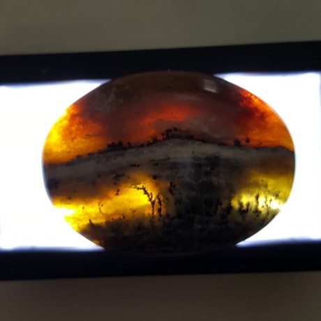 Natural Agate | Akik Gambar Fenomena Bencana Alam