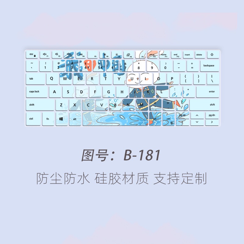 Film Pelindung Keyboard Motif Kartun Bunga Untuk Dell Vostro 5000 13.3 Inch 5390 Vostro 14 3400 3405 3401 Inspiron 13 7000 7391 5390 Vostro 14391 5439